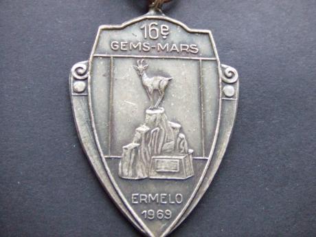 Ermelo op de Veluwe Gelderland 16e Gems mars 1969 wandelen